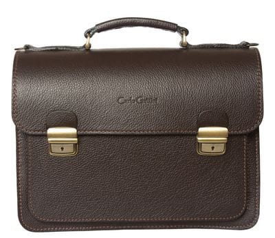 Кожаный портфель Corfino brown (арт. 2008-04)
