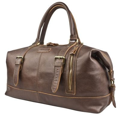 Кожаная дорожная сумка Campora brown (арт. 4019-04)