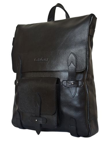 Кожаный рюкзак Arma black (арт. 3051-01)