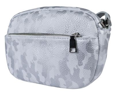 Кожаная женская сумка Cristina white military (арт. 8032-17)