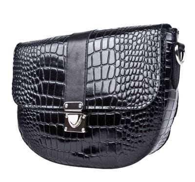Кожаная женская сумка Albiano black (арт. 8033-01)