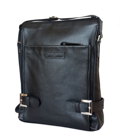 Кожаная мужская сумка Guratti black (арт. 5036-01)