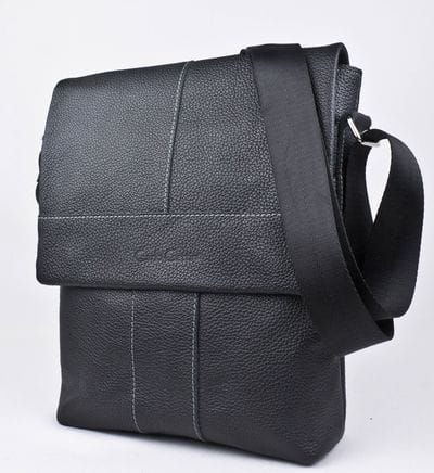 Кожаная мужская сумка Corsano black (арт. 5029-01)