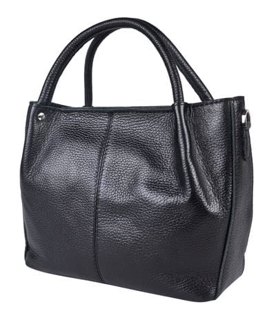 Кожаная женская сумка Bruna black (арт. 8027-01)