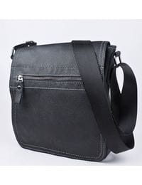 Кожаная мужская сумка Alessano black (арт. 5030-01)