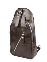 Кожаный кросс-боди рюкзак Crespino brown (арт. 3106-52)