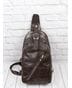 Кожаный кросс-боди рюкзак Crespino brown (арт. 3106-52)
