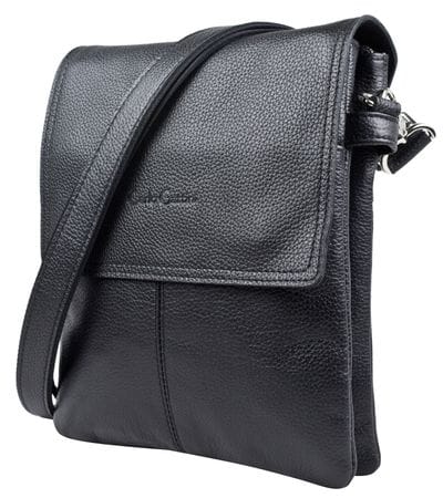 Кожаная мужская сумка Verbano black (арт. 5070-01)
