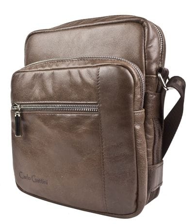 Кожаная мужская сумка Luviera brown (арт. 5048-02)