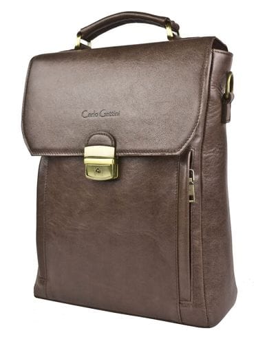 Кожаный портфель Strutto brown (арт. 2015-02)