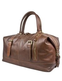 Кожаная дорожная сумка Campora Premium brown (арт. 4019-53)