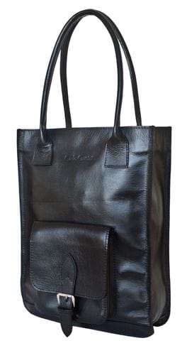 Кожаная женская сумка Arluno black (арт. 8007-01)