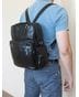 Кожаная сумка-рюкзак Reno black (арт. 3001-01)