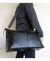 Кожаная дорожная сумка Cassolo black (арт. 4002-01)