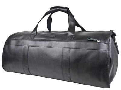 Кожаный портплед / дорожная сумка Milano black (арт. 4035-91)