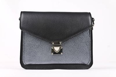 Кожаная женская сумка Vicentina black (арт. 8038-01)