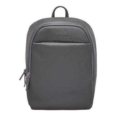 Кожаный мужской рюкзак для ноутбука Faber Grey