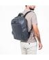 Кожаный мужской рюкзак для ноутбука Faber Grey/Black